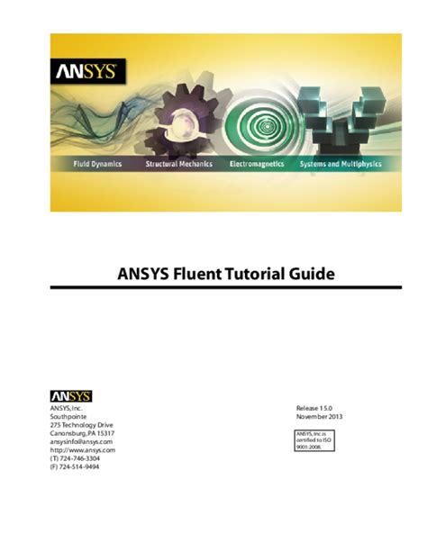 ANSYSFLUENT用户手册(User <b>Guide</b>)，内容包含各个模型. . Ansys fluent tutorial guide 2022 pdf